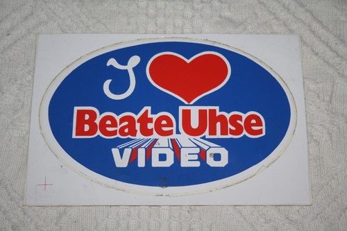 Aufkleber love beate uhse - love,