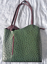 Tasche/Rucksack grün/weinrot