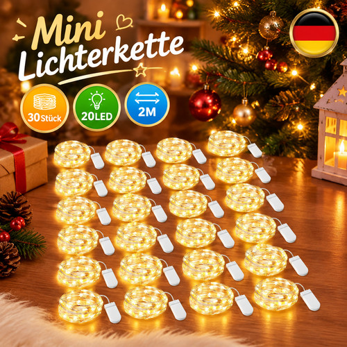 30x led lichterkette - led,