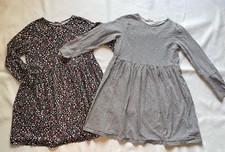 2 stück Mädchen Sommerkleid Langarm Gr. 146/152