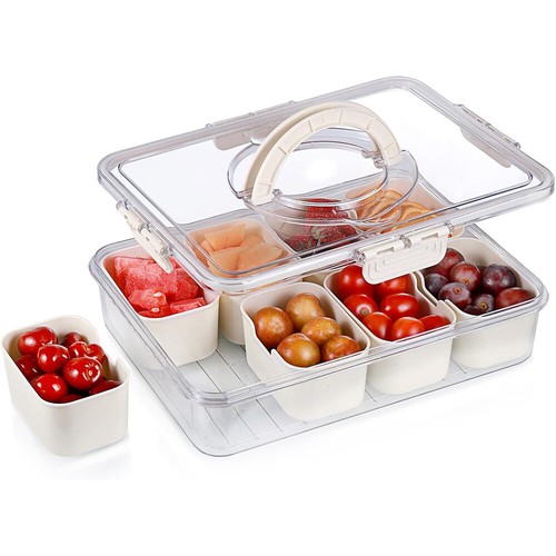 Snackbox mit fächern für - mit, 8