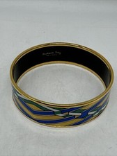 Michaela Frey Team - Armreif - Vintage, emailliert, vergoldet, Geometric Art