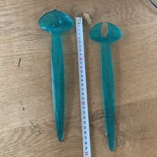 Tupperware Salatbesteck Eleganza Junge Welle Küchenhelfer Türkis Zweiteilig Serv