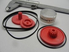 Für GRUNDIG CF7300 CF7200 CF7100 CF30 CF20 Reparatursatz Riemen und Zahnräder