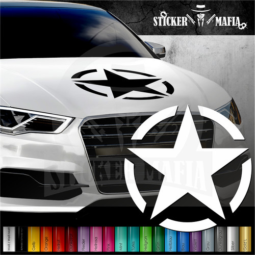 Aufkleber army armee stern - army,