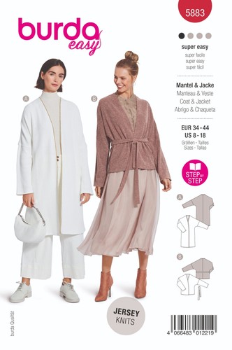 Schnittmuster mantel und jacke - und,