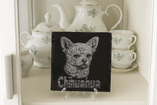 Chihuahua Schieferplatte •