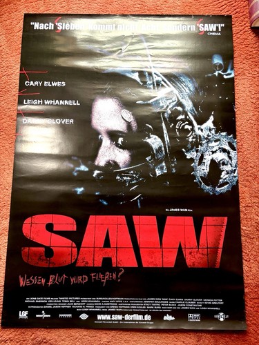 Saw kinoplakat poster - saw, a0
