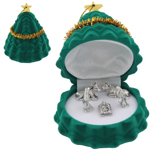 Miniatur krippe metall - krippe, figuren