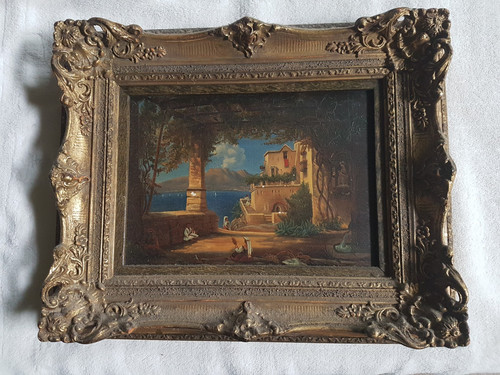Altes gemälde italien - gemälde,