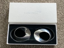 British Airways Concorde - Serviettenringe Paar, Infinity Design, Neu im Karton
