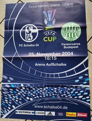Plakat schalke ferencvaros - plakat, 04