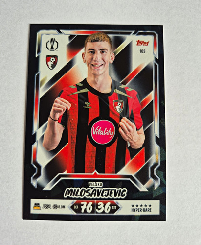 Topps match attax black 103 - match,