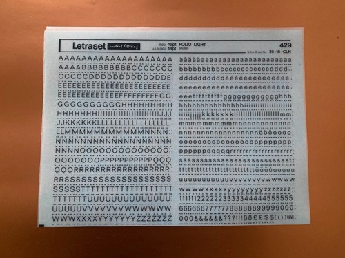 Letraset 429 folio light - 429,