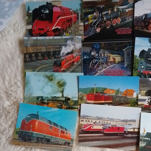 Postkarten lot eisenbahn - postkarten,