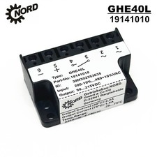 NORD GHE40L 19141010 200V-10%...480V+10%VAC 90...215VDC half-wave Rectifier