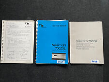 NAKAMICHI 700ZXL Cassette Deck Service Manual + Owners Manual- Hifi Anleitungen