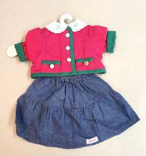 Puppenkleidung Sigikid Kostüm 2-teilig Jacke + Jeansrock Traditionell Puppe