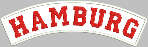 Hamburg aufnäher - hamburg,