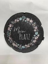 Sitzkissen rund Filz Mein
