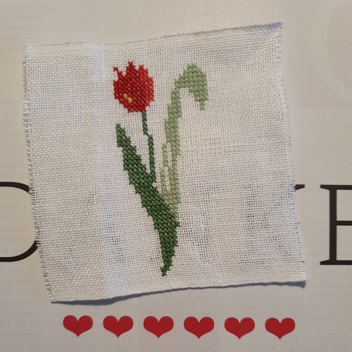 Kreuzstich fertig frühling - kreuzstich,