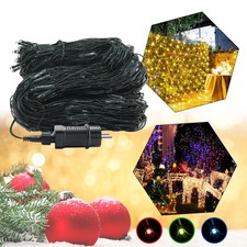3x2m/6x2m/6x4m LED Lichterkette Lichternetz Lichtervorhang Innen/Außen Deko IP44