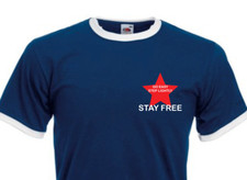 Stay free t shirt the clash
