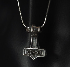 Anhänger Silber 925 Hammer des Thor Mjölnir nordisch Gott - massiv & ausgefallen