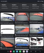 Car Rear Window Spoiler for