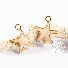 2x Schmuck Anhänger Seestern