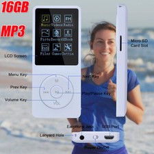 MP3 Player 16GB + 64GB SD Support | Musik Video Radio Sprachrecorder Fotoviewer