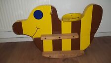 Schaukelpferd Modell wie Janosch Tigerente mit Sitz sehr stabile Ausführung