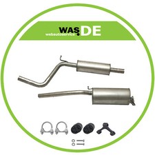 Auspuffanlage Auspuff ab Kat VW Caddy III Kasten & Kombi 2.0 SDI inkl. Anbaukit