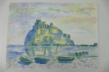 Wilhelm Klußmann Aquarell 1992 sig.  36x48cm N-1227