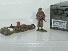 FIGARTI ETA013 BRITISCHE HIGHLANDERS UNTERSTÜTZUNG WW2 METALLSPIELZEUG SOLDAT SET 