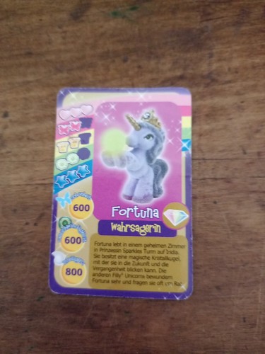 Filly horse card - filly, fortuna