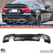 Carbon fiber look rear - look, bumper