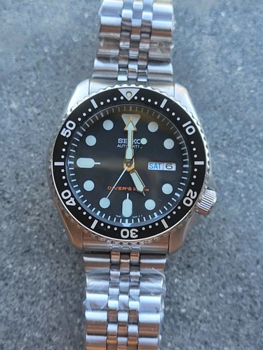 Seiko skx007 black - black, sub