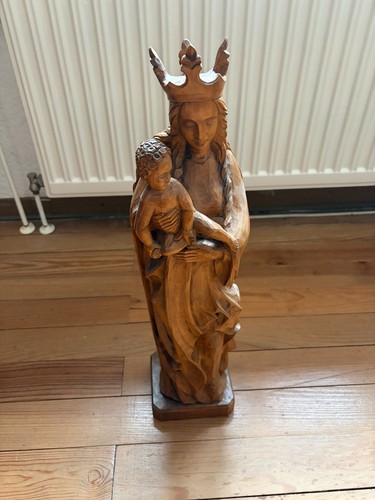 Muttergottes figur mit kind - mit,