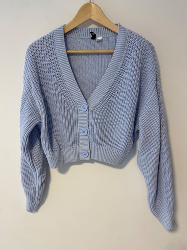 Strickcardigan hellblau