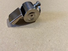 1 x Bundeswehr Bootsmannpfeife Metall Schiedsrichter Pfeife Trillerpfeife