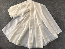 Gardinenstoff Deko Meterware 135 cm hoch 315 cm Breite Farbe Champagner