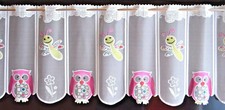 Eulen Scheibengardine