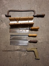 DDR Sägen / Feinsägen (ua. Smalcalda) mit Gehrungslade / Metallsäge / Stichsäge 