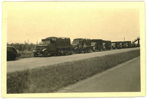 Orig foto lkw kolonne - orig.,