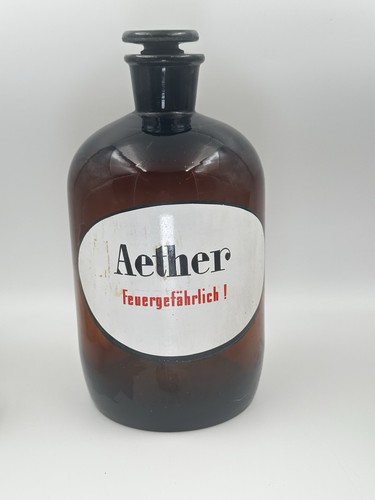 Alte apothekerflasche aether - apothekerflasche,
