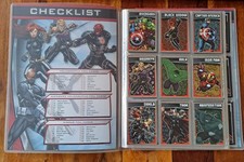 Topps Marvel Hero ATTAX MARVEL Traiding Card Sammelkarten im Sammelalbum/Ordner