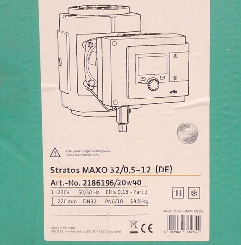 Wilo pumpe stratos maxo - wilo,