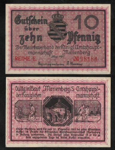 Gutschein pfennig 1917 - gutschein,