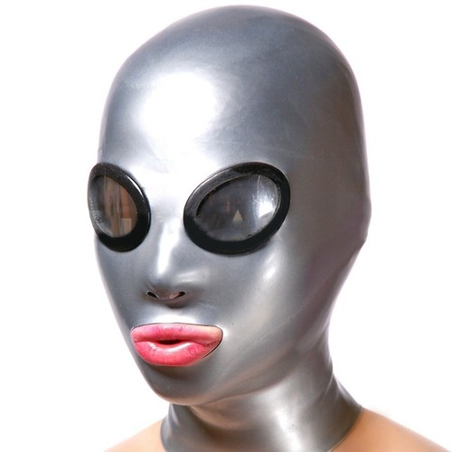 Latex gummi maske - latex, mit